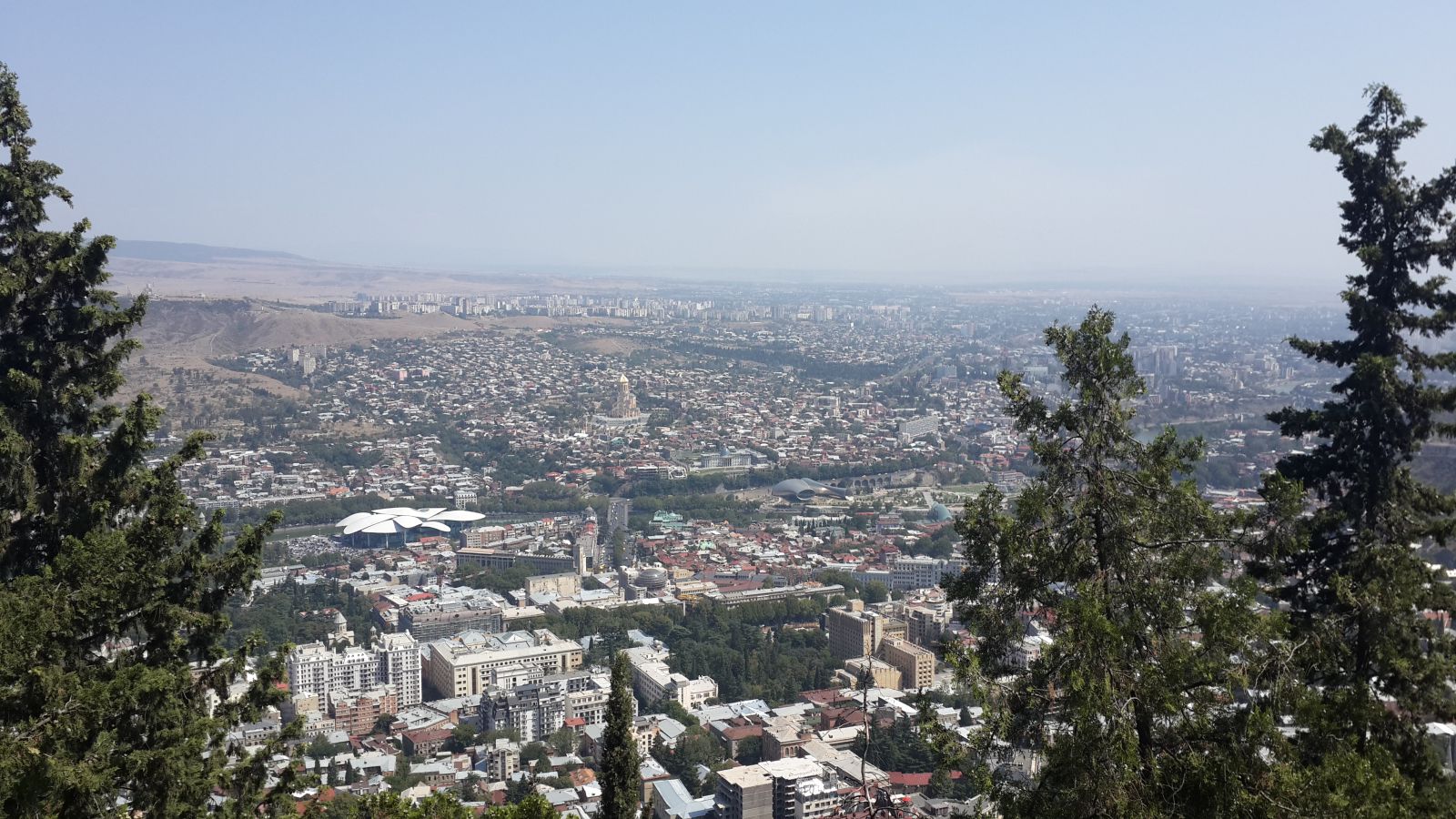 Тбилиси вид сверху 3