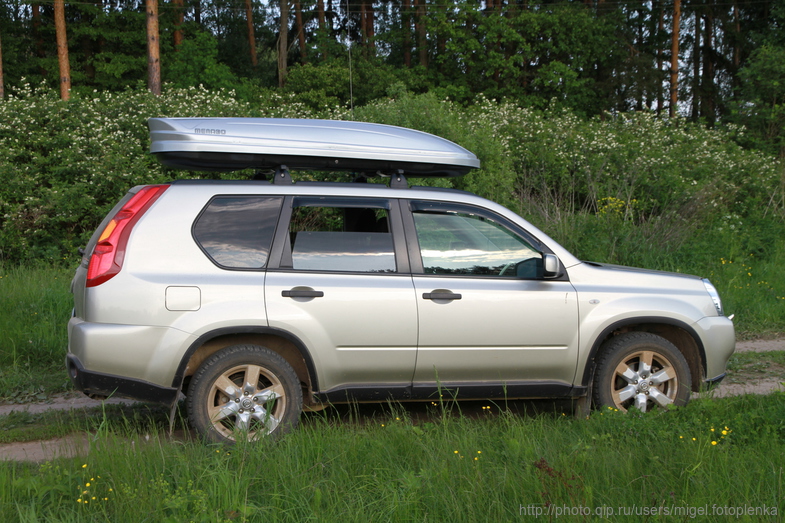 Багажники на крышу Nissan X-trail T31, 2007-2012 (в штатные места)
